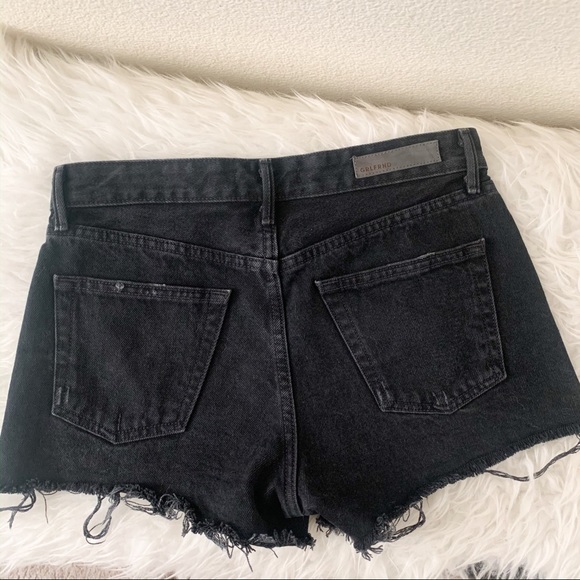 GRLFRND Distressed Black Helena Shorts - Picture 2 of 5